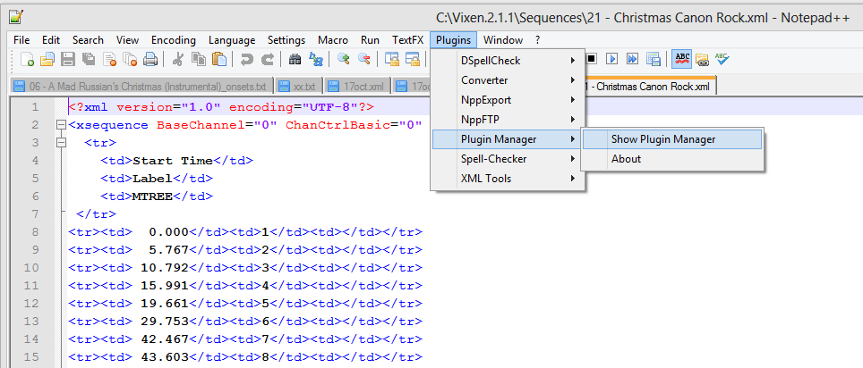 html now go to the plugin manager inside of notepad++